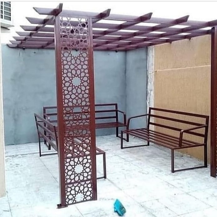 برجولات خشبية للبالكونات الرياض