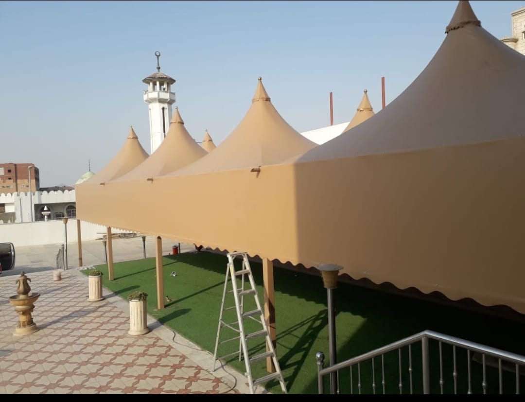 مظلات القماش 2023- مظلات حدائق قماش 