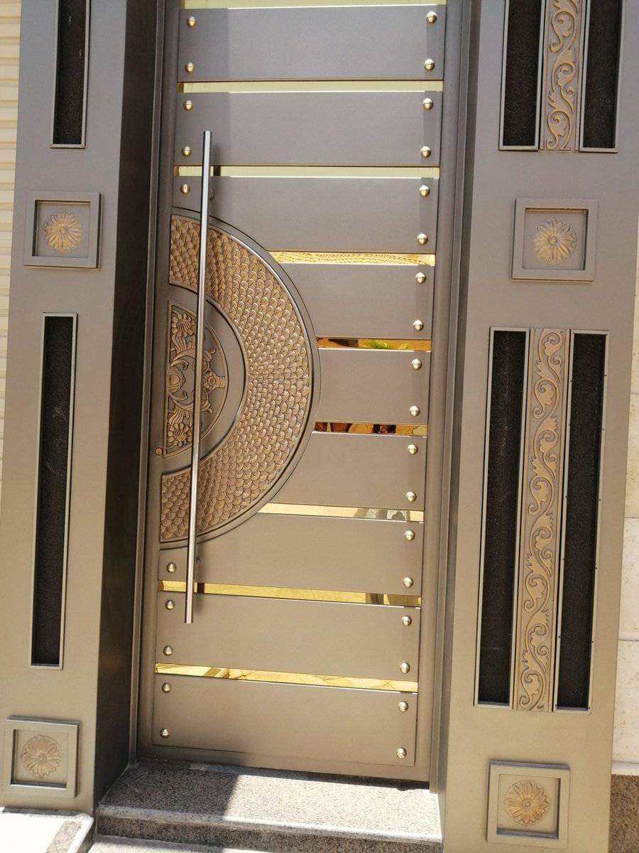 ابواب حديد خارجية مودرن. تركيب ابواب حديد في الرياض بأفخم الاشكال وأفضل الاسعار.