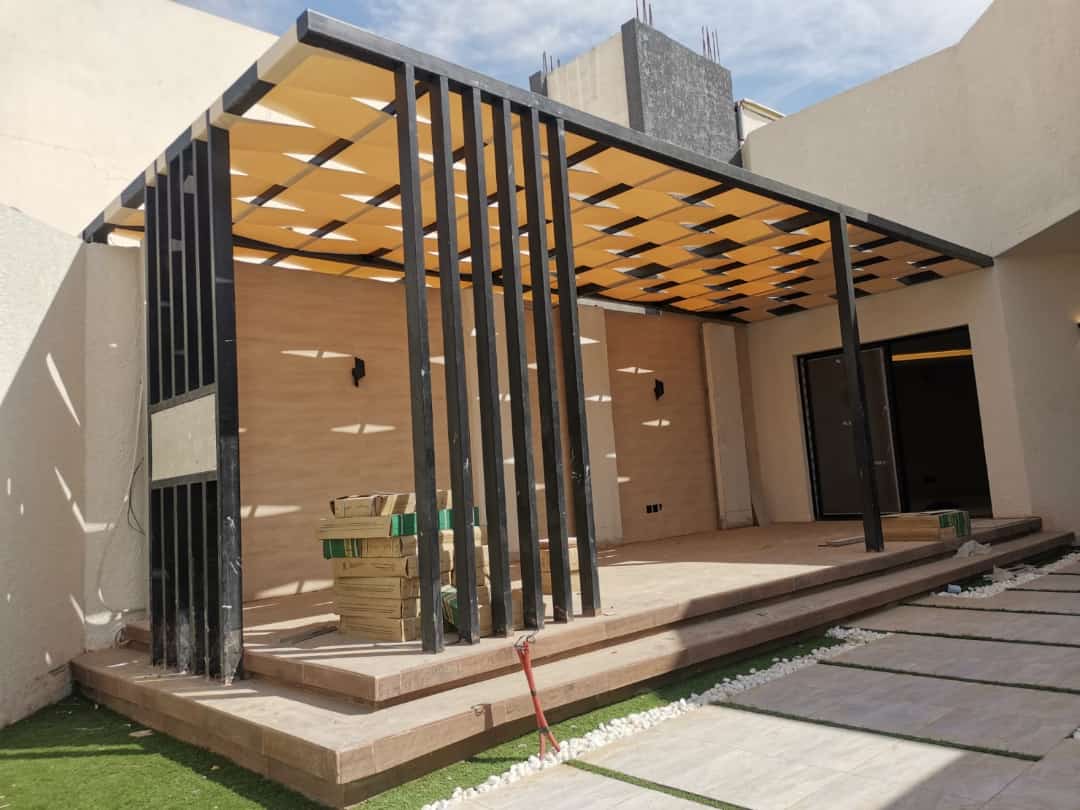 اشكال مظلات خشبية | تصميم مظلات خشب الرياض