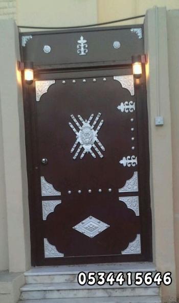 ابواب خارجية حديد, اشكال ابواب حديد للمنازل بالصور 2023