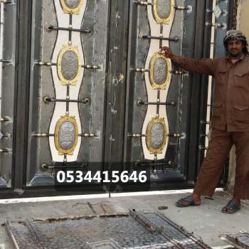 ابواب خارجية حديد, اشكال ابواب حديد للمنازل بالصور 2023