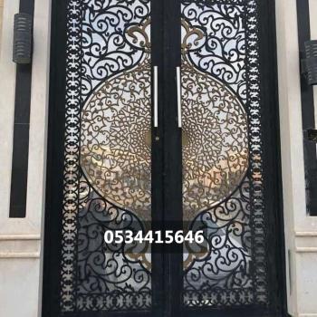 ابواب خارجية حديد, اشكال ابواب حديد للمنازل بالصور 2023